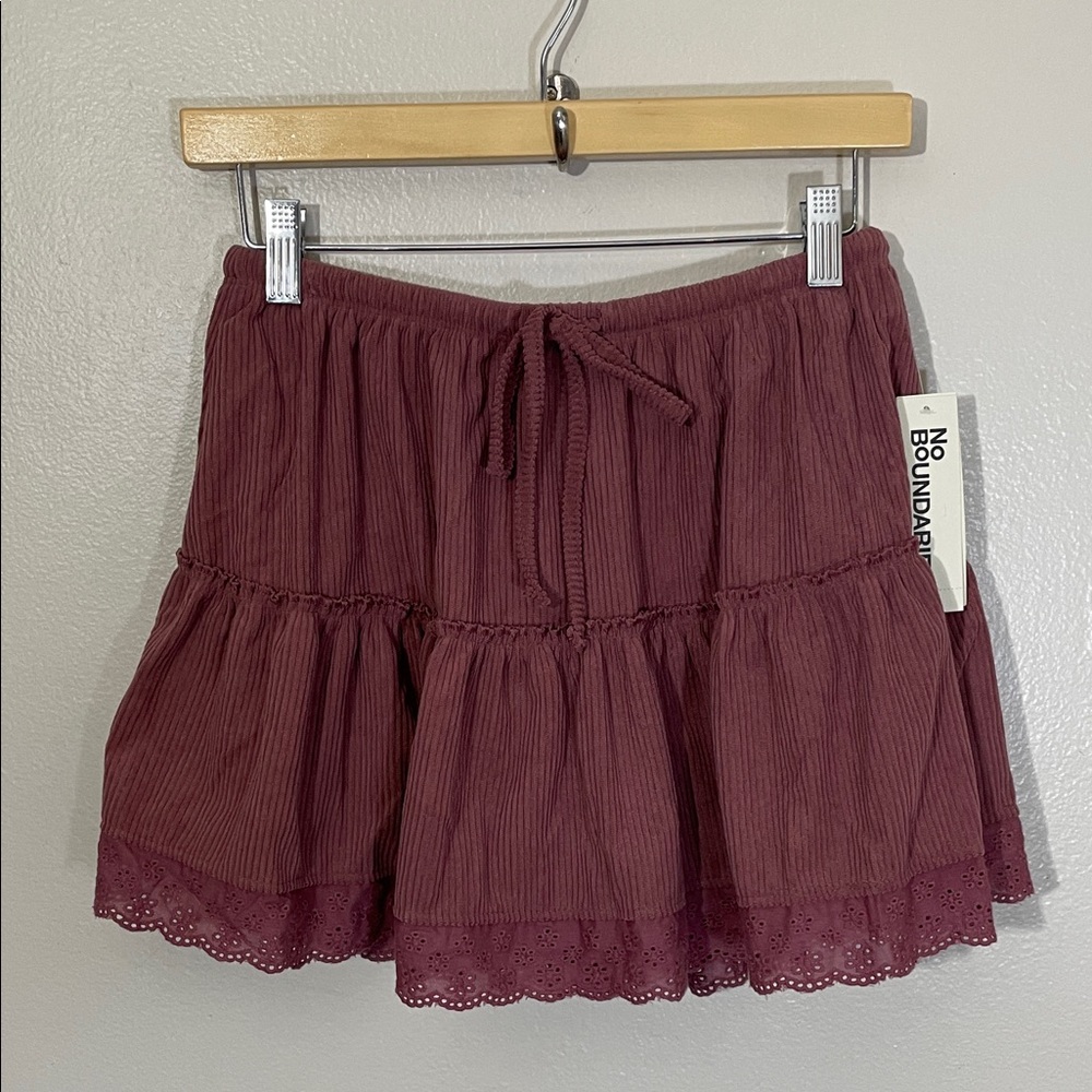 NWT No Boundaries Cord Mini Skirt